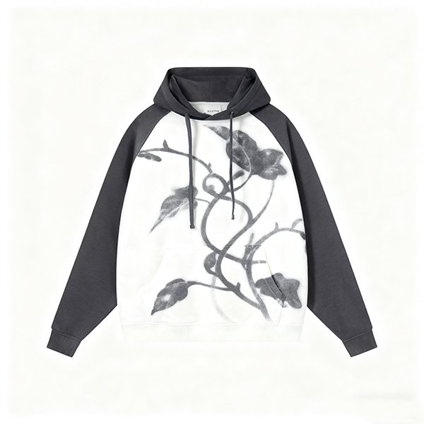 Men's/Women's/Unisex New Color-Block Premium Sweatshirt - Cotton Polyester Drop Shoulder Hoodie