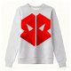 Unisex Crewneck Pullover Sweatshirt - Cotton Polyester Blend